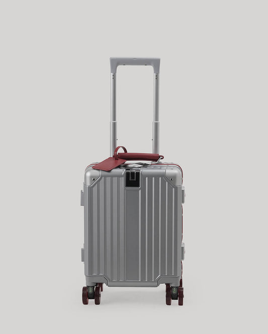 14" Spinner | Silver Burgundy