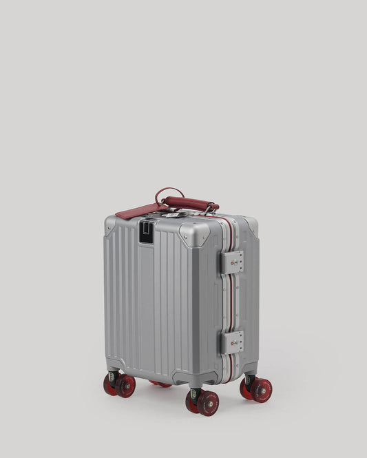 14" Spinner | Silver Burgundy
