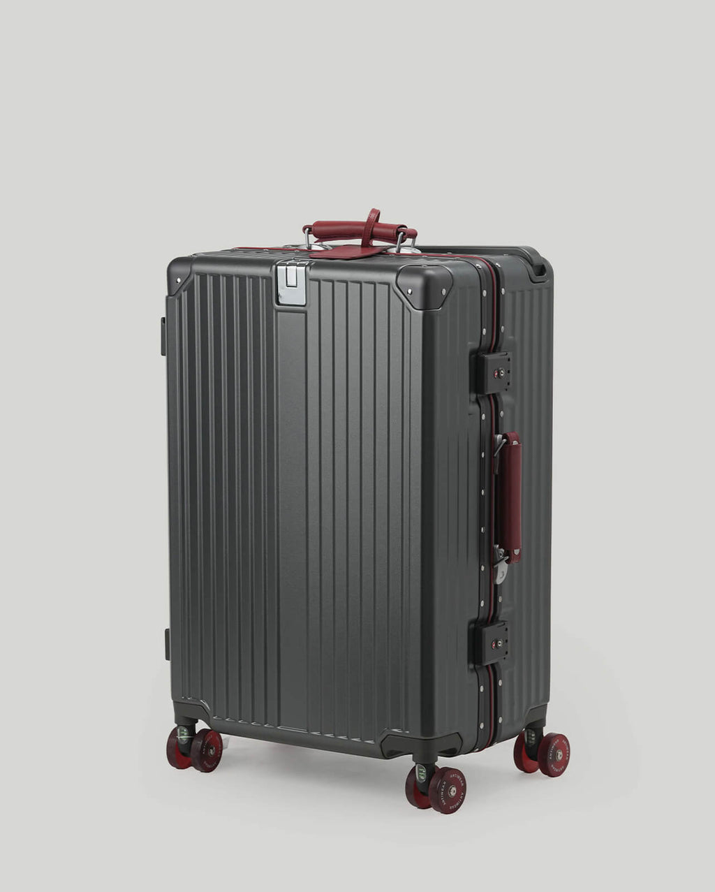 24" Check-In | Grey Burgundy