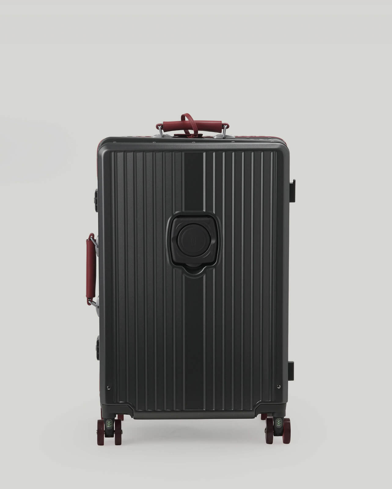 24" Check-In | Grey Burgundy