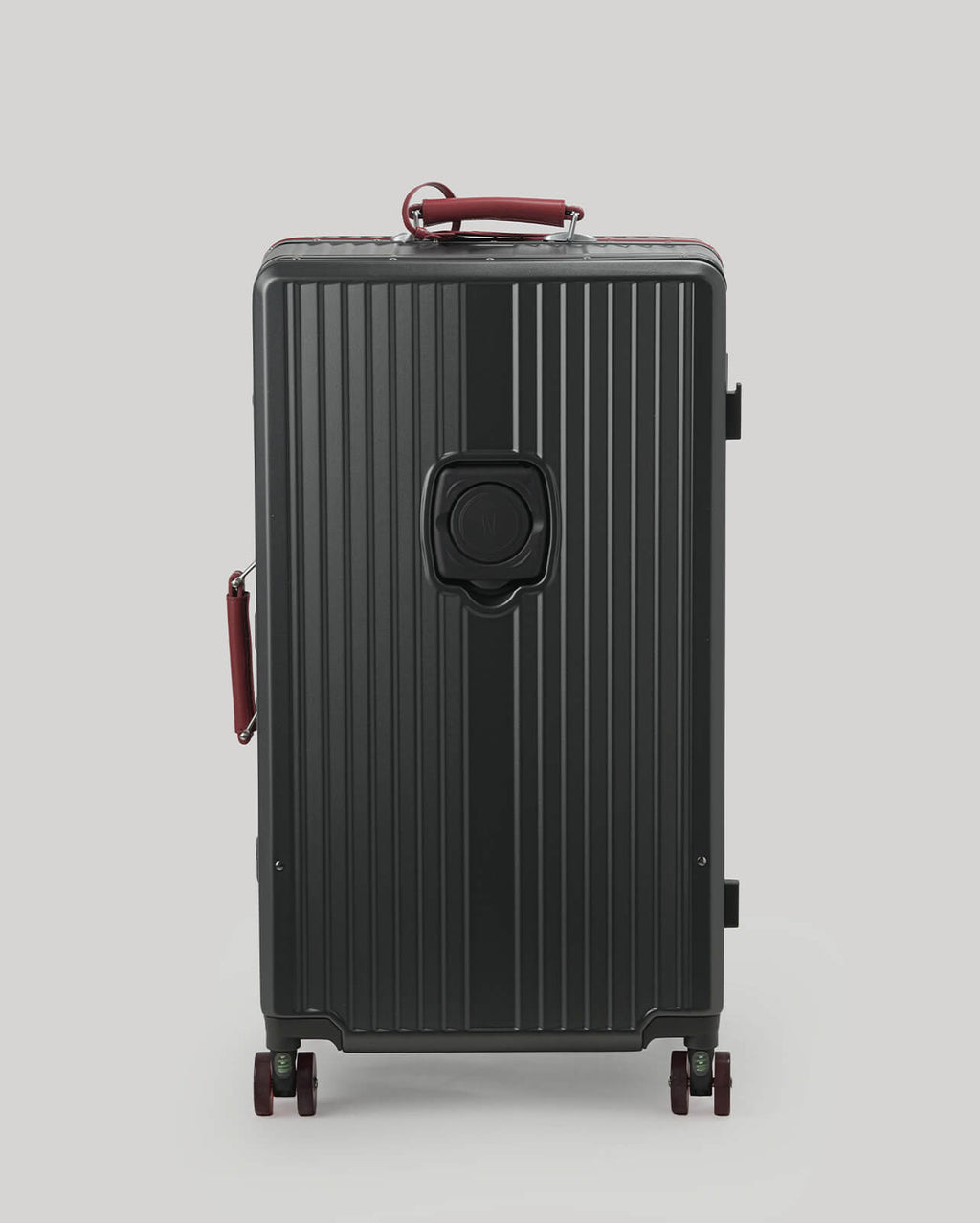 30" Check-In | Grey Burgundy