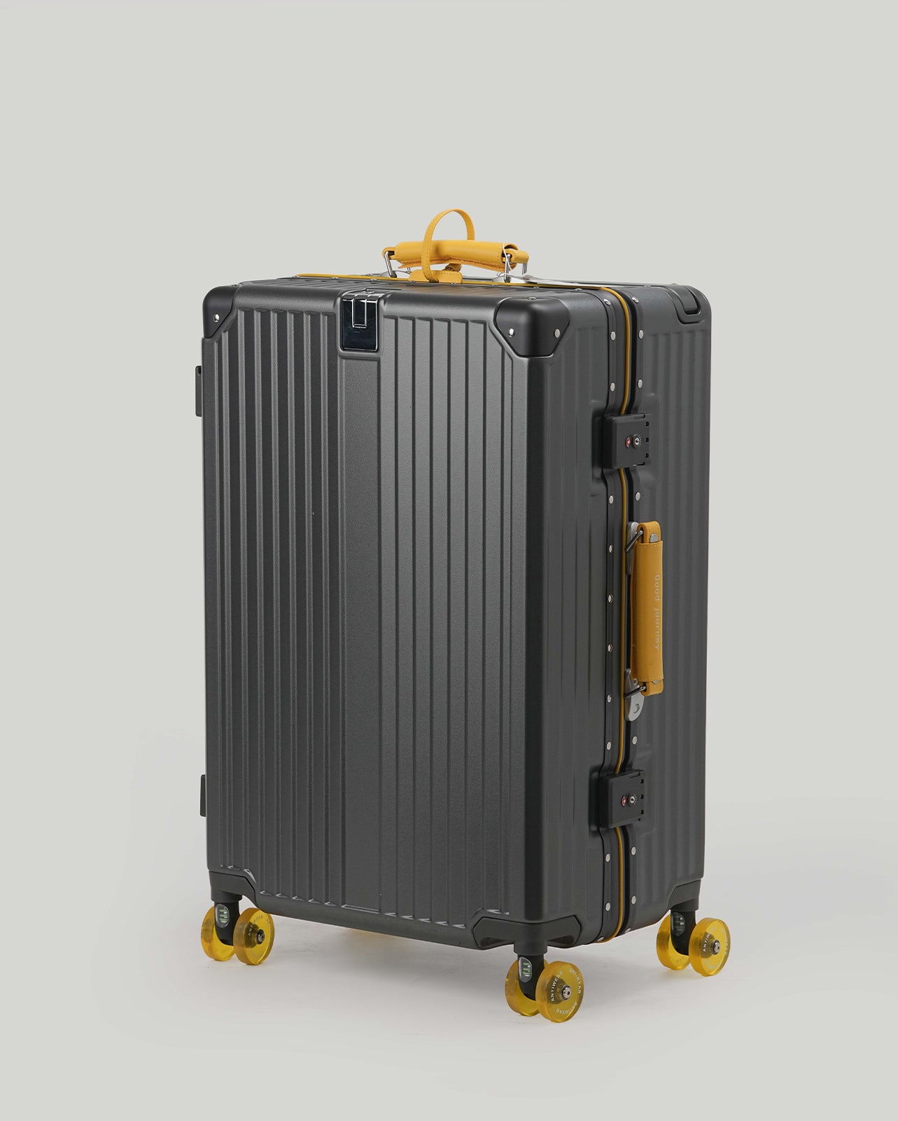 24" Check-In | Grey Yellow
