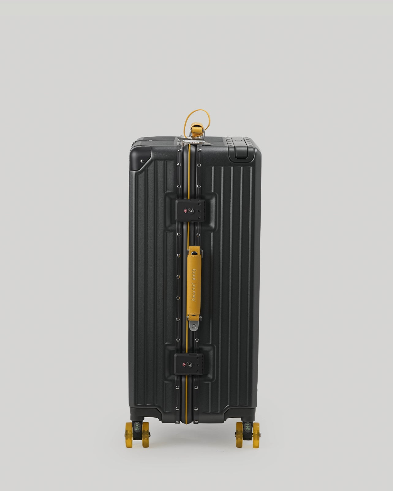 24" Check-In | Grey Yellow
