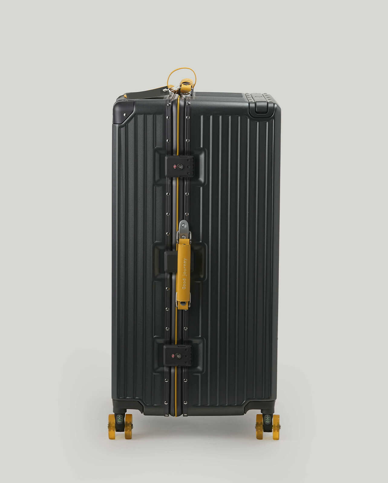 30" Check-In | Grey Yellow