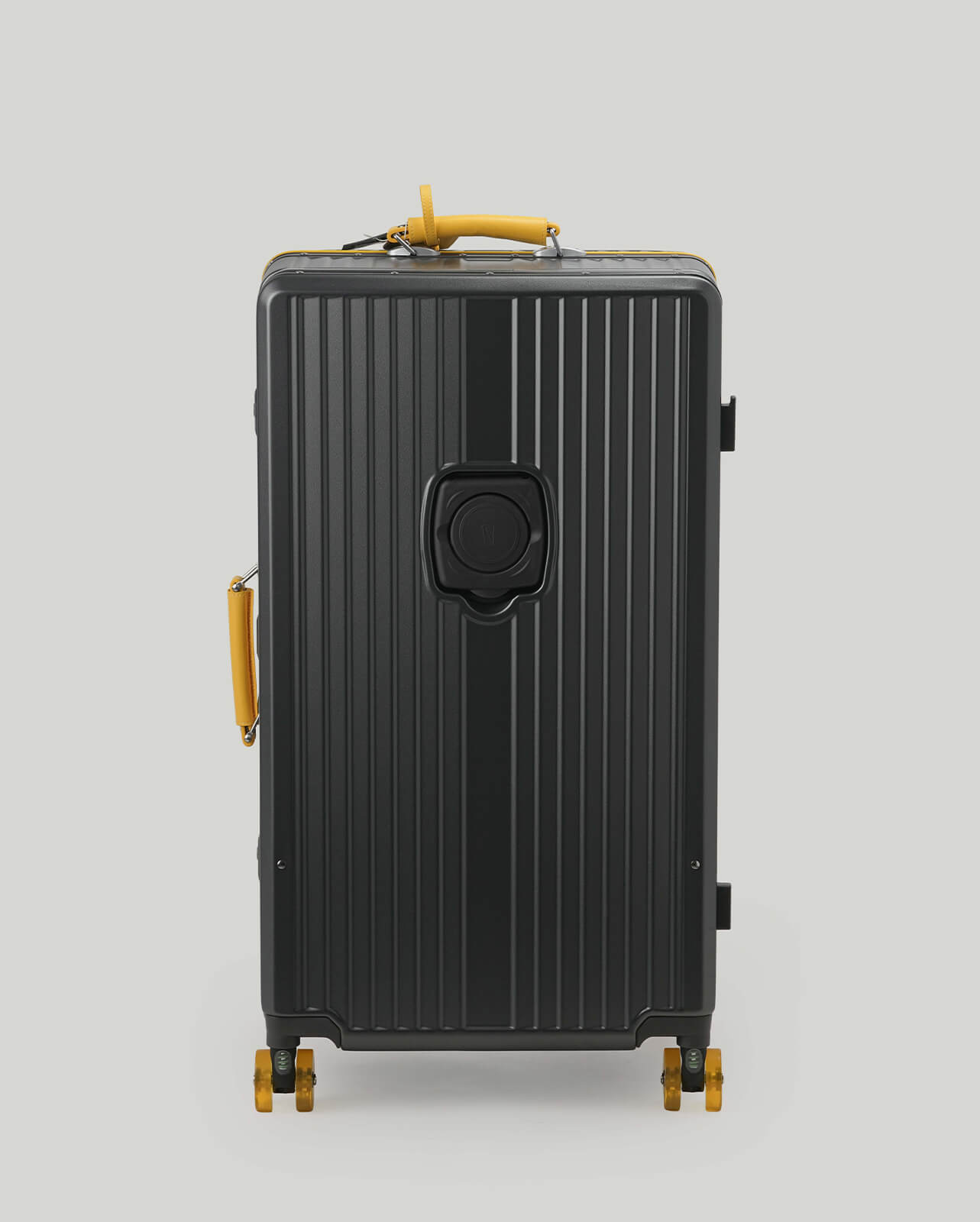 30" Check-In | Grey Yellow