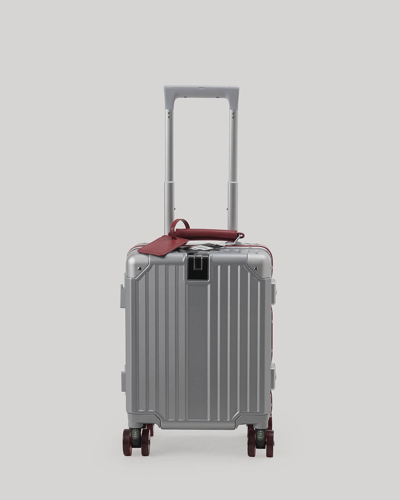 14" Spinner | Silver Burgundy