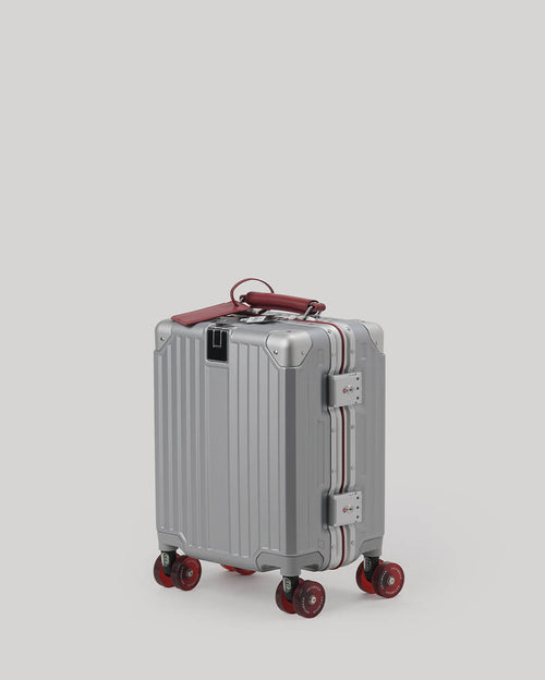 14" Spinner | Silver Burgundy