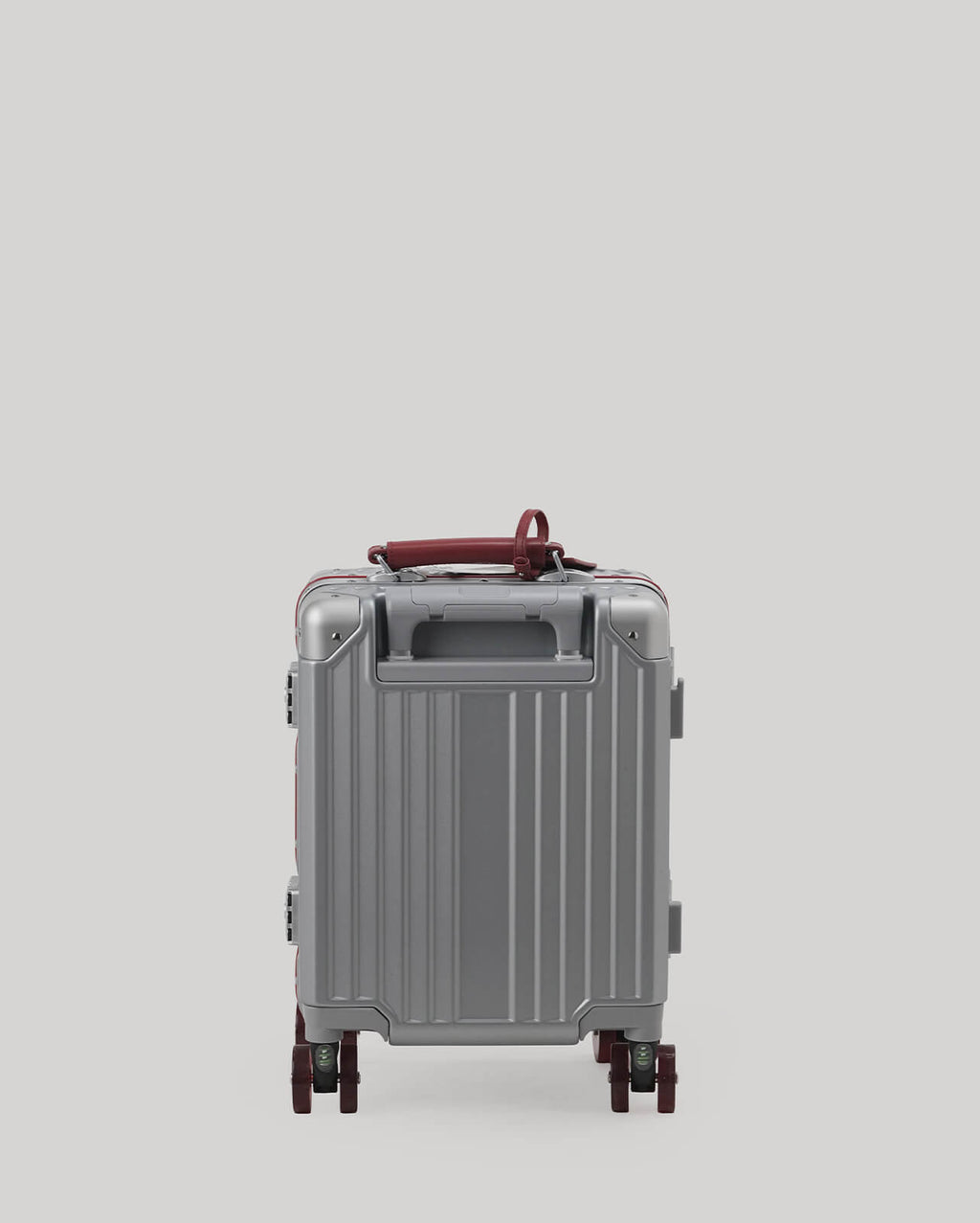 14" Spinner | Silver Burgundy