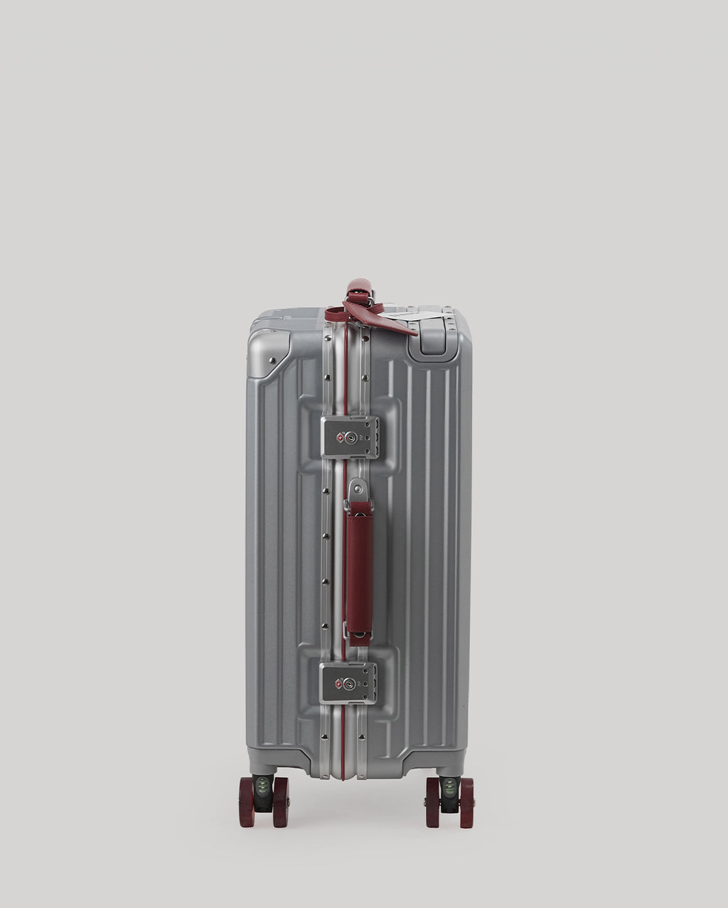 20" Spinner | Silver Burgundy