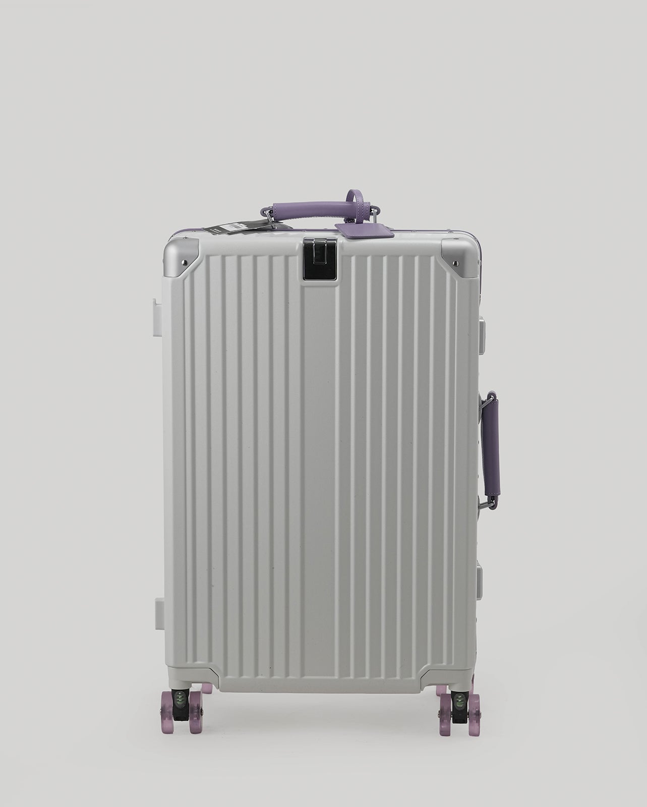 24" Check-In | White Purple